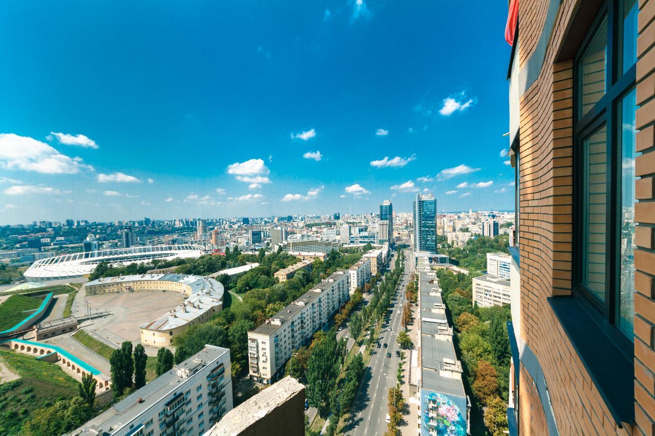 New Building Near Arena City Lesi Ukrainky 7A Kyiv Exterior photo